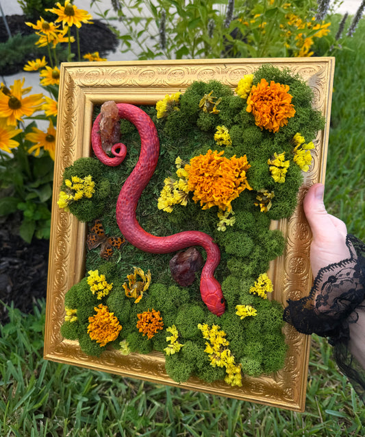 Fire Quartz and Snake