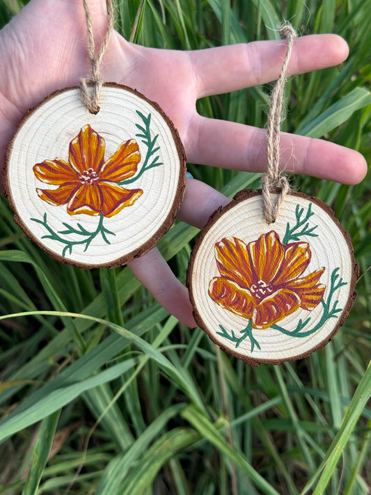 Cosmos flower ornament