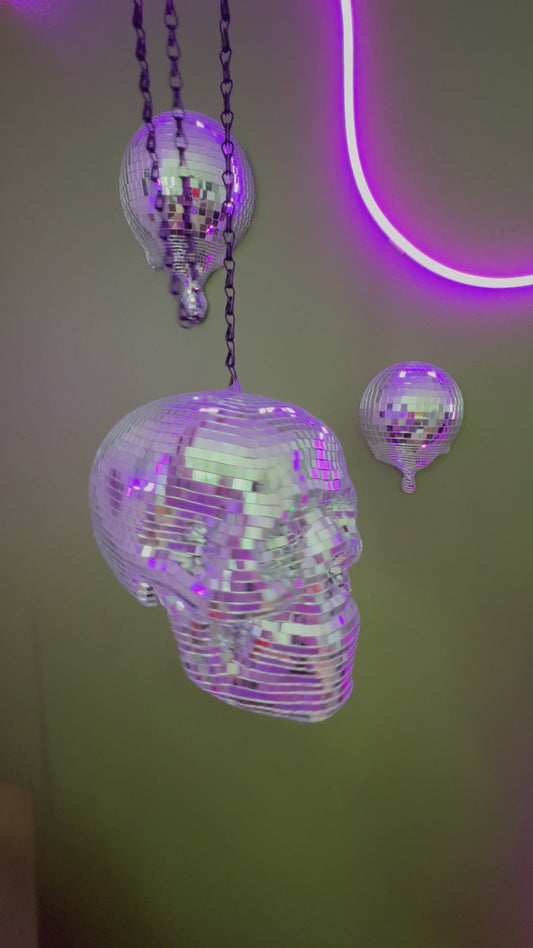 Skull Disco Sculpture