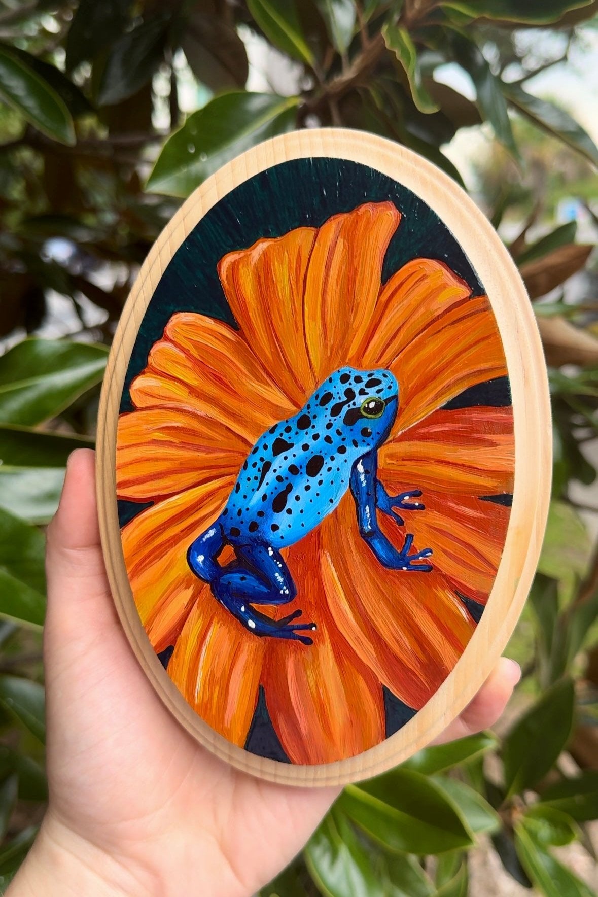 Original Poison Dart Frog Painting